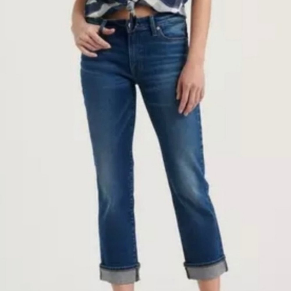 Lucky Brand Sweet'n Crop Faded‎ Thigh Jeans 26